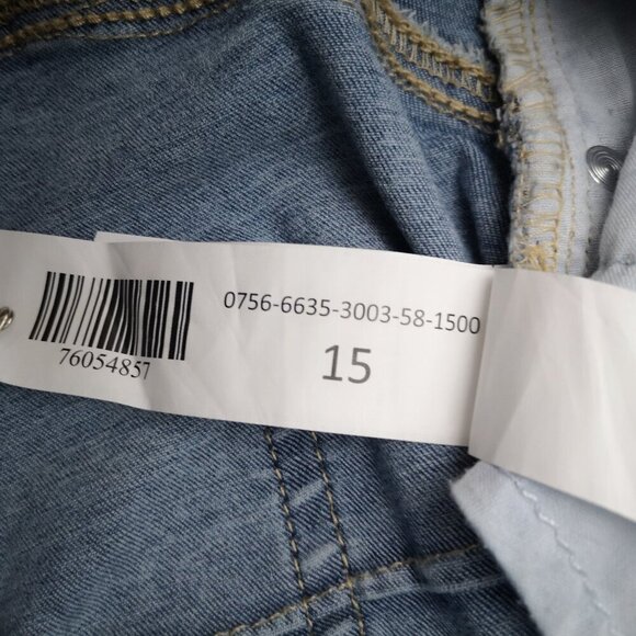 NWT Refuge Denim Rio Ladies Size 15 Mid Rise Push Up Light Wash Stretch Jeans - Picture 7 of 15